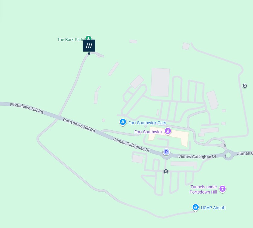 What3Words location - The bark park